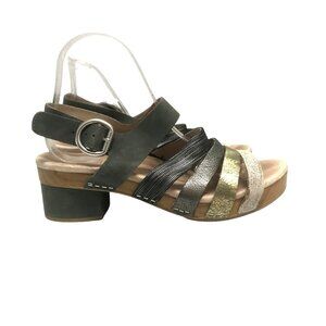 Dansko Womens Strappy Leather Heeled Sandals 7.5-8/38